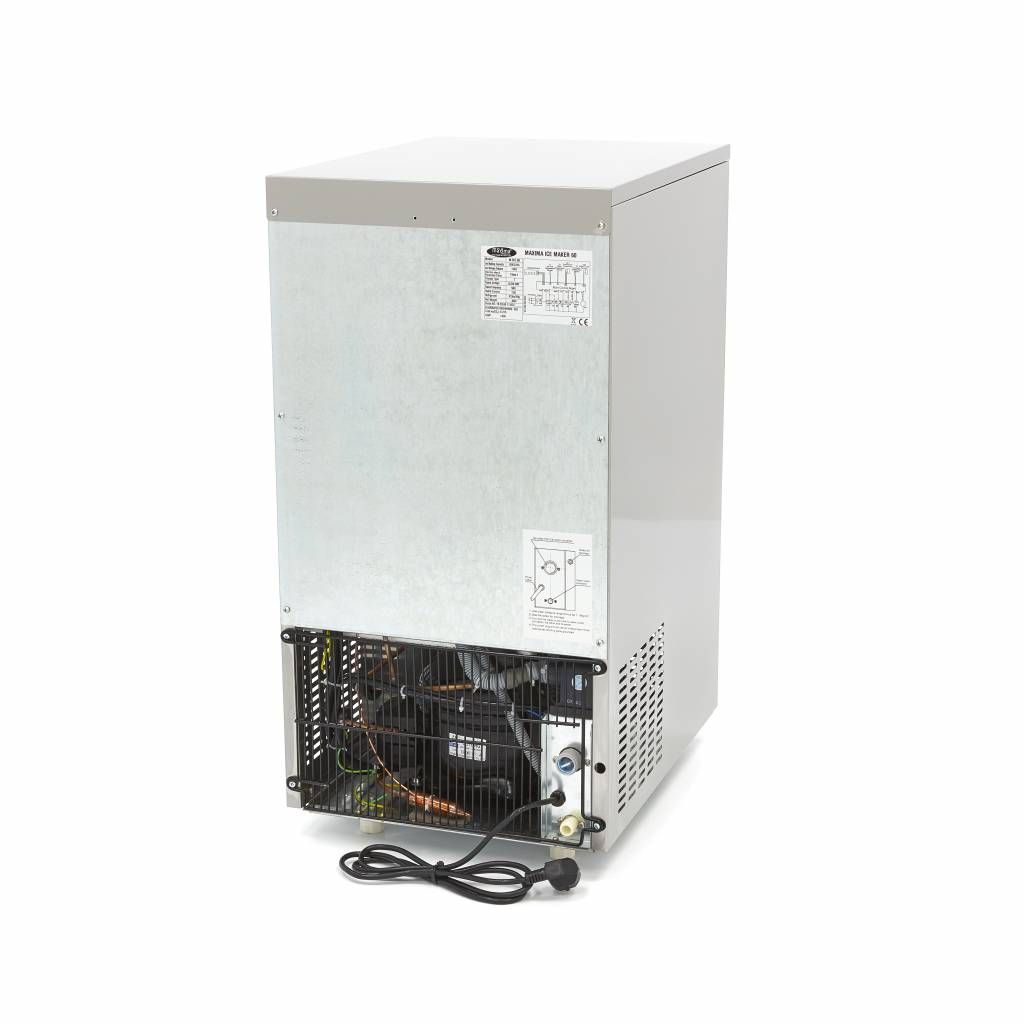 Machine à glaçons - 60 kg/jour - glaçons creux - refroidissement par air – Maxima 09300131