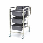 Chariot de nettoyage - 5 bacs inclus – Maxima 09300544