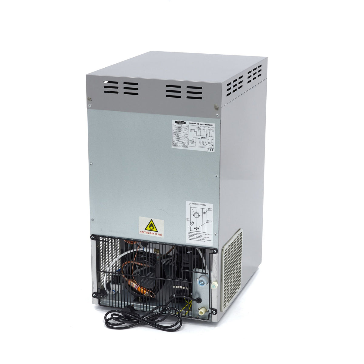 Machine à glaçons - 50 kg/jour - broyé/floconné - refroidissement par eau – Maxima 09300147