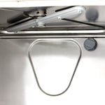 Lave-verres - 35 x 35 cm - avec drain, aide à rinçage et pompe à savon – Maxima 09240010