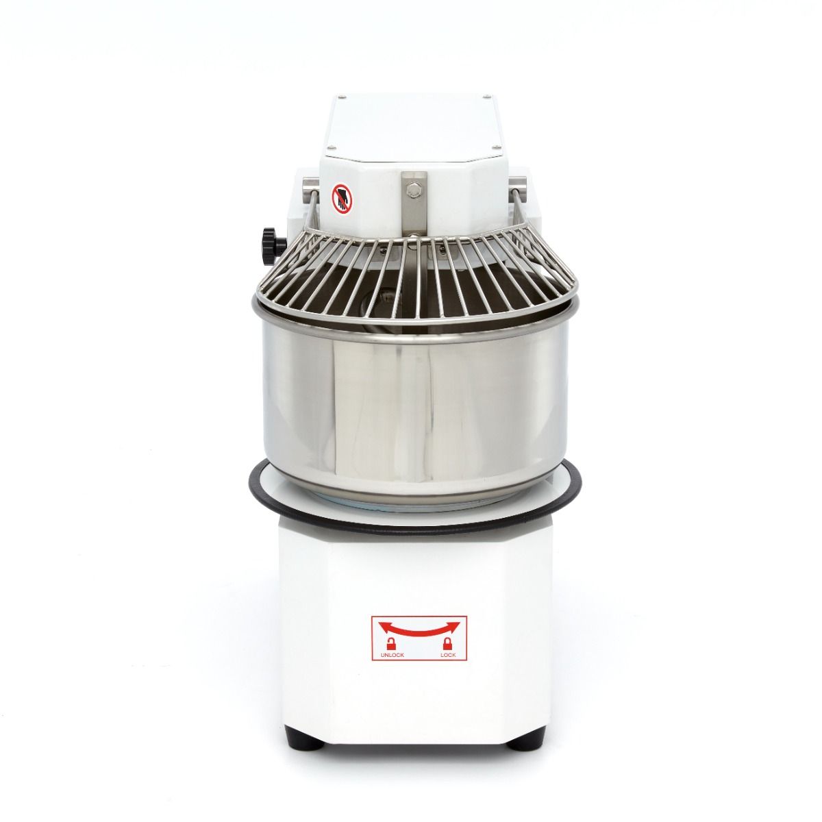 Pétrin à spirale / pétrin à pâte - 20 L - 12 kg de pâte - 2 vitesses - bol amovible – Maxima 09361905