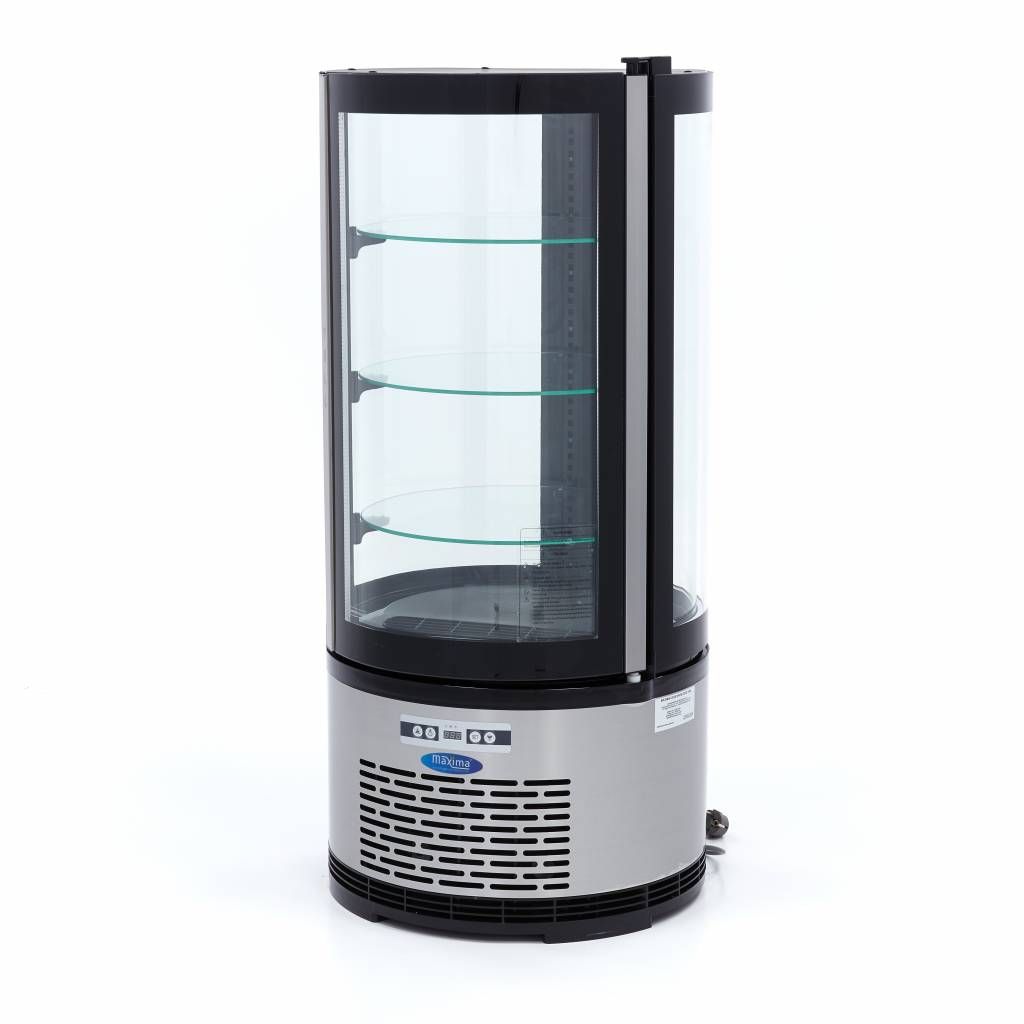 Vitrine à gâteaux - 100 L - 48 cm - ronde – Maxima 09400841