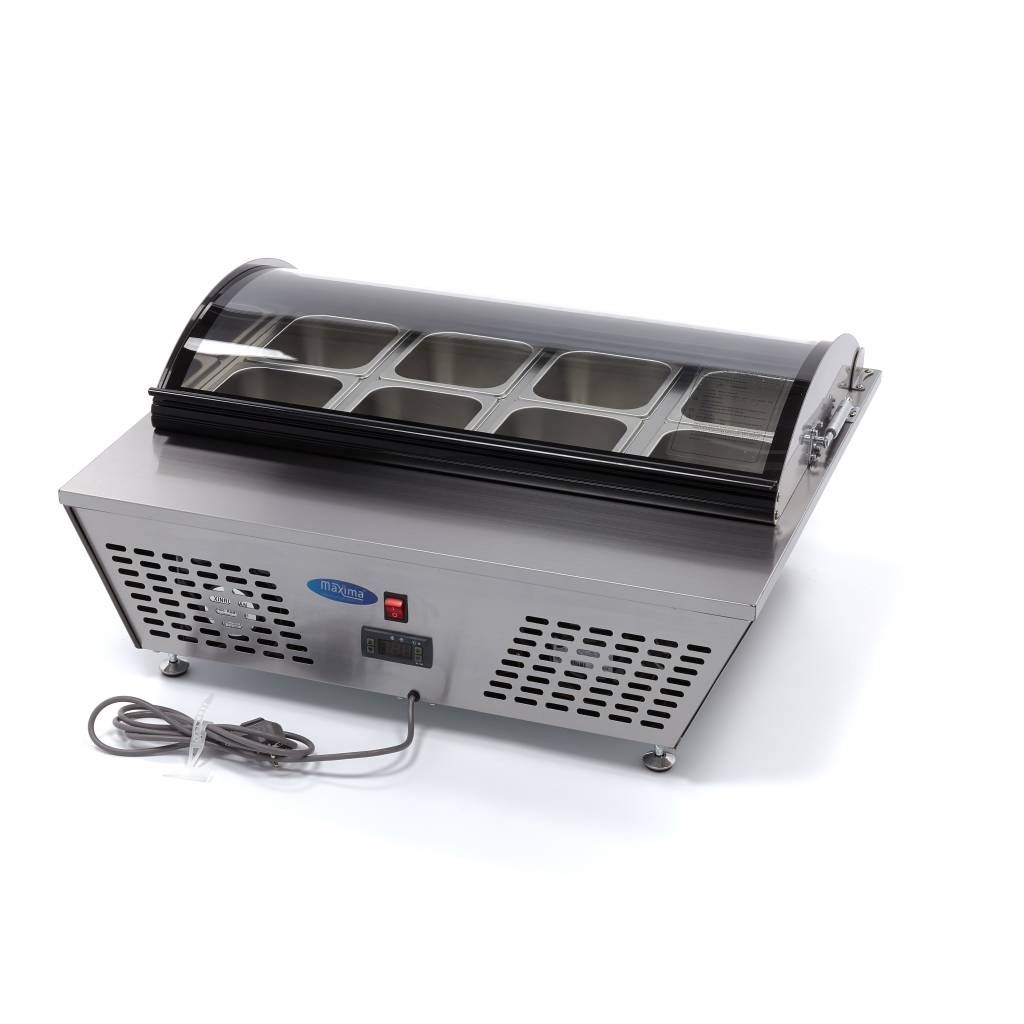 Saladette - 67 L - incl 8 x 1/6 GN - modèle de table – Maxima 09400870
