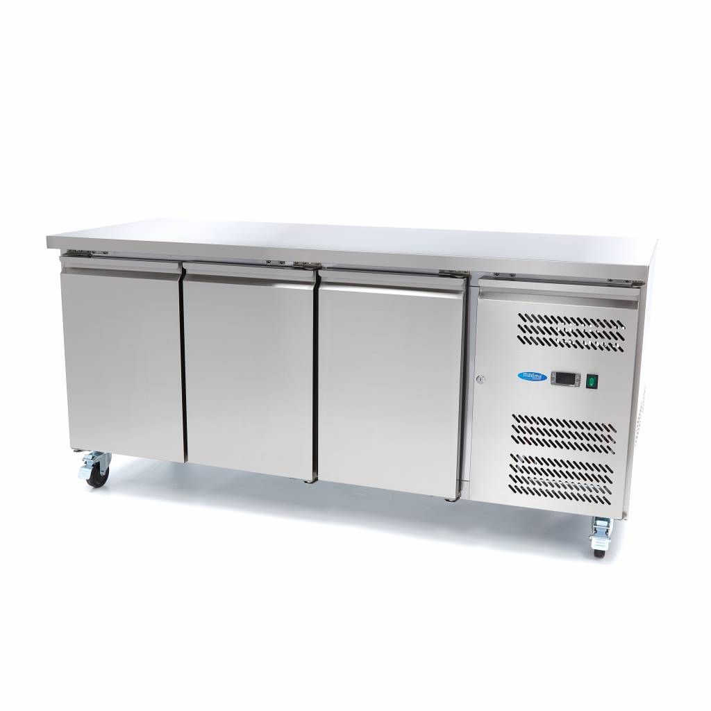 Réfrigérateur de comptoir - 180 cm - 3 portes – Maxima 09400405