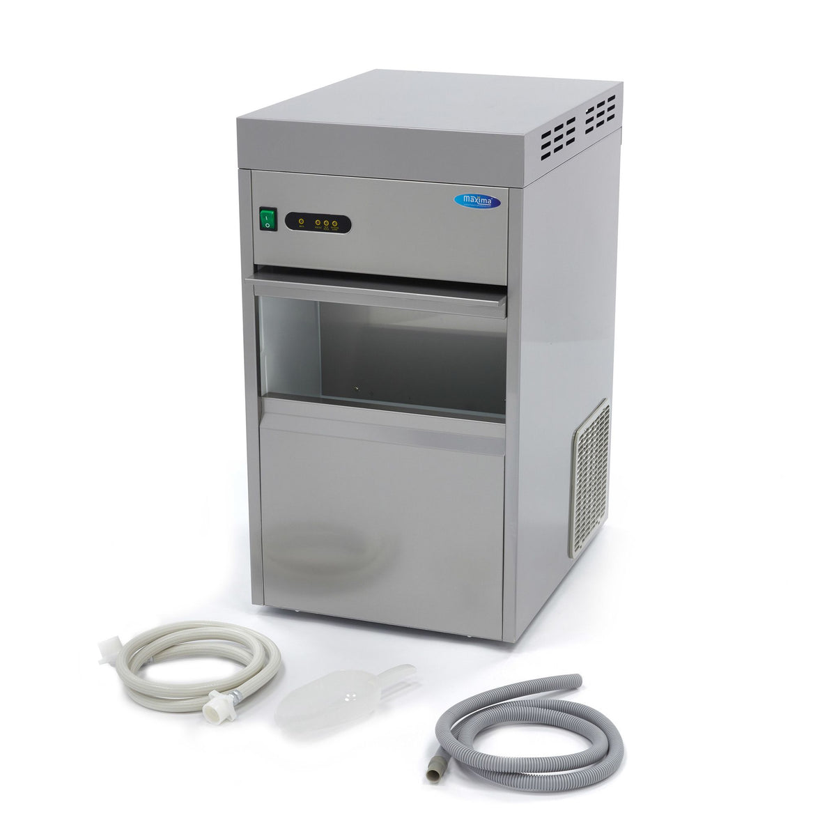 Machine à glaçons - 50 kg/jour - broyé/floconné - refroidissement par eau – Maxima 09300147