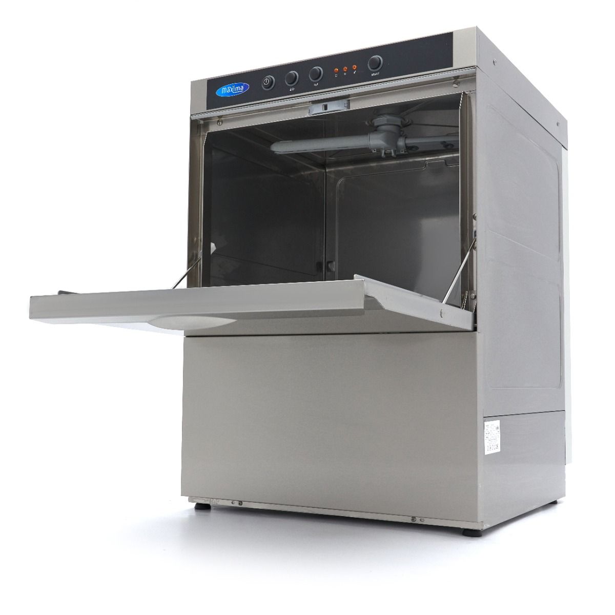 Lave-vaisselle sous plan - 50 x 50 cm - avec pompe de rinçage - 400V – Maxima 09240060