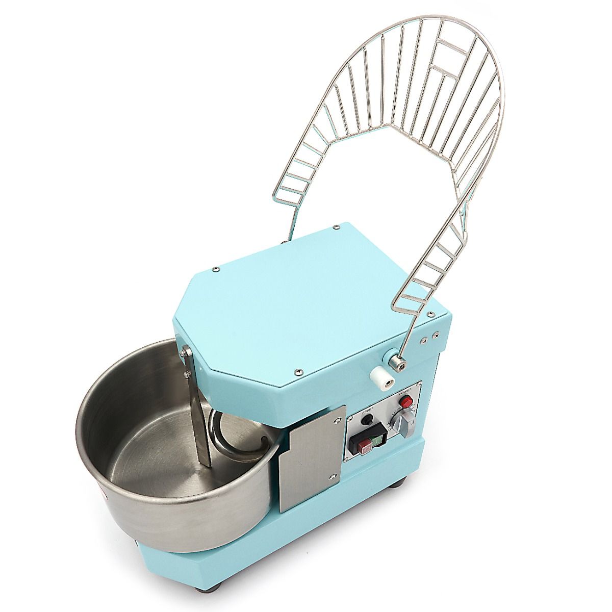 Pétrin à spirale / pétrin à pâte - 8 L - 4,5 kg de pâte - Bleu – Maxima 09361003
