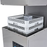 Lave-vaisselle à capot - 50x50cm - avec pompes de vidange, de rinçage et de savon - 400V – Maxima 09240080