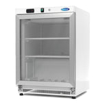Congélateur - 200 L - blanc - avec porte en verre – Maxima 09405007