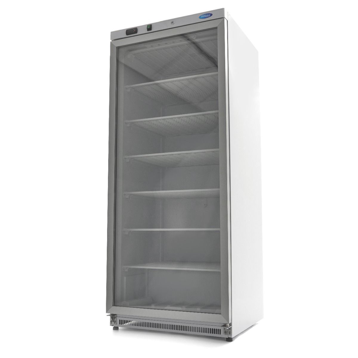Congélateur - 600 L - blanc - avec porte en verre – Maxima 09405031
