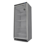 Réfrigérateur - 600 L - noir - avec porte en verre – Maxima 09405032