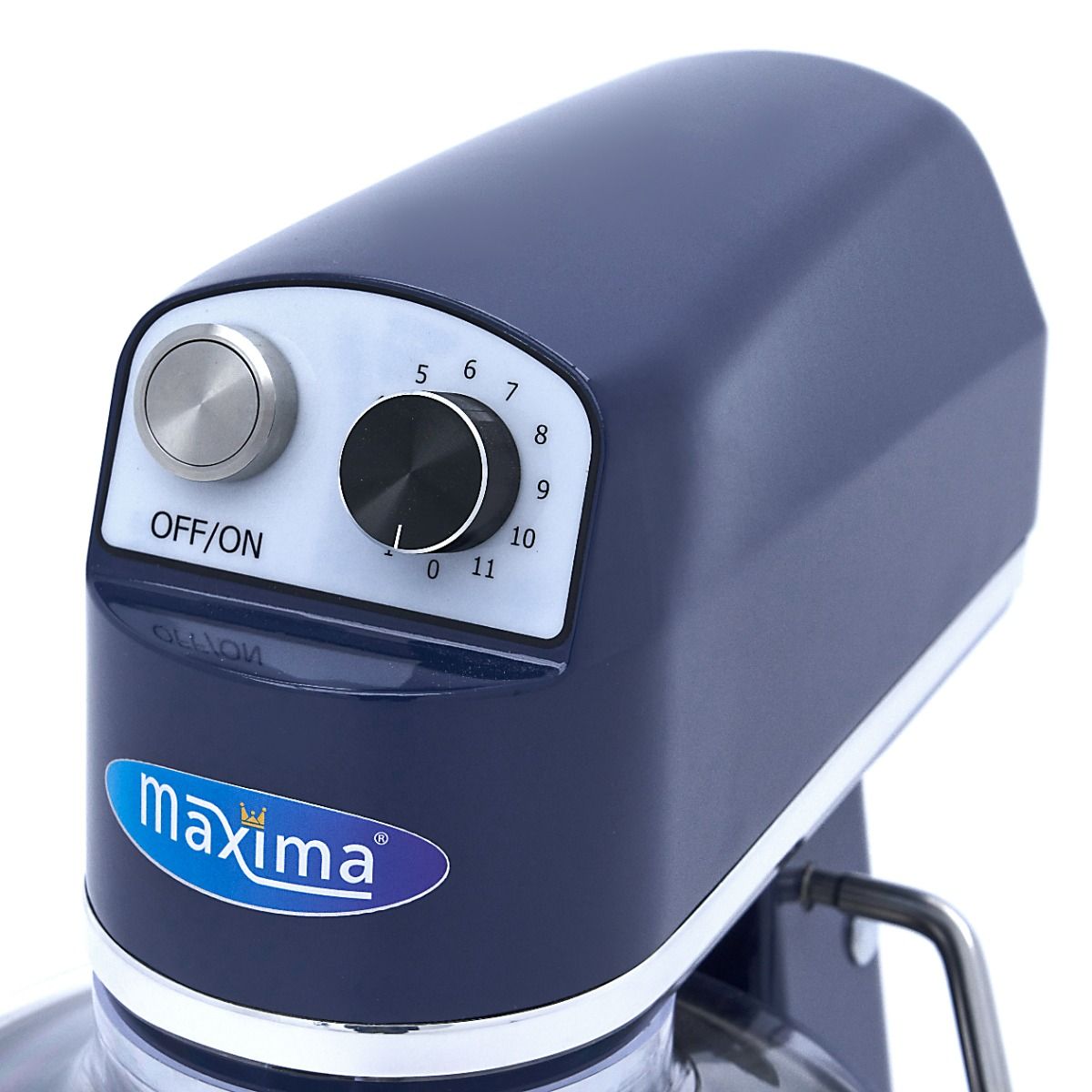 Mixer planétaire - 7 L - jusqu'à 2 kg de pâte - bleu acier – Maxima 09360790