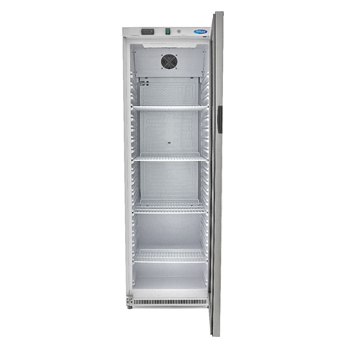 Réfrigérateur - 400 L - blanc - avec porte en verre – Maxima 09405018