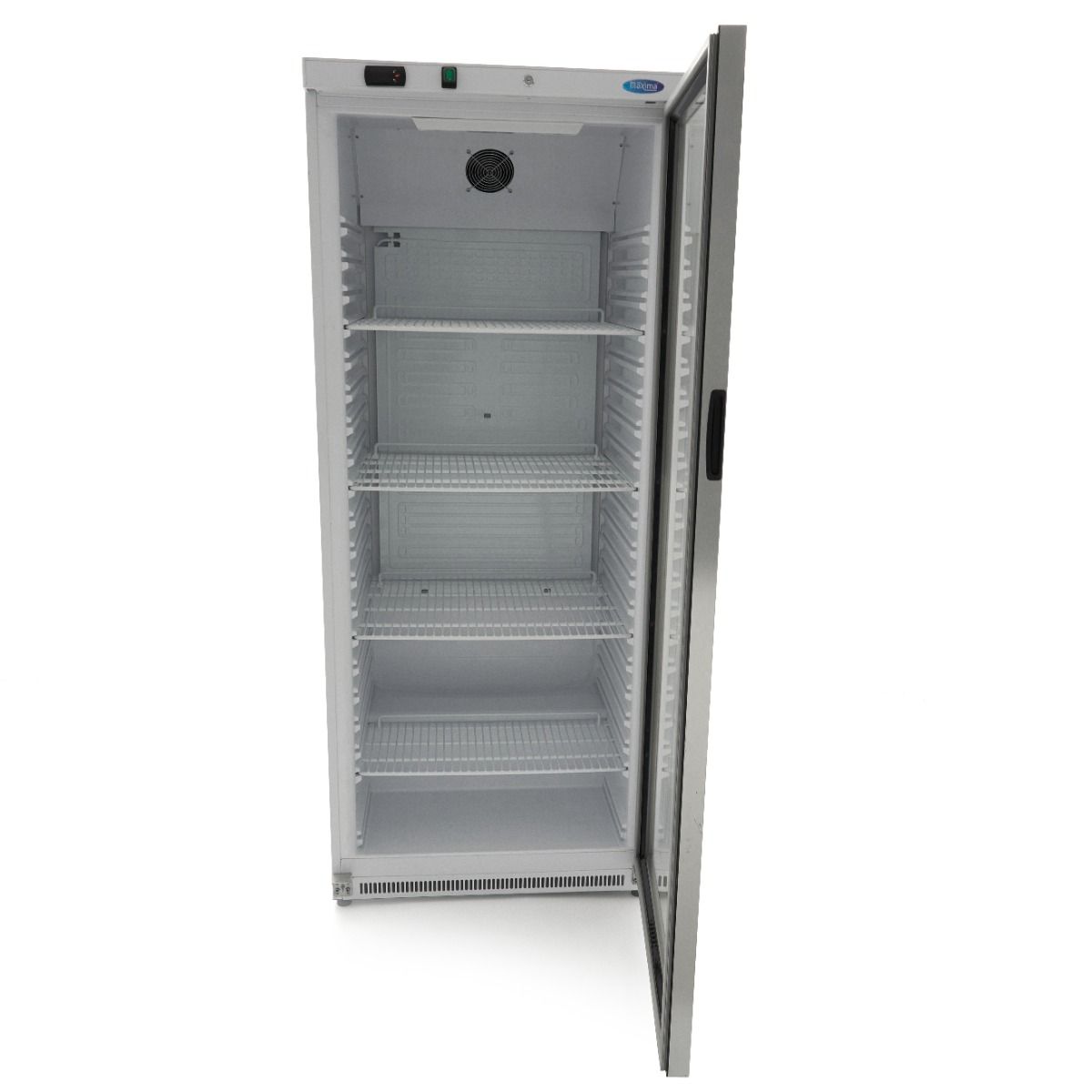 Réfrigérateur - 600 L - blanc - avec porte en verre – Maxima 09405030