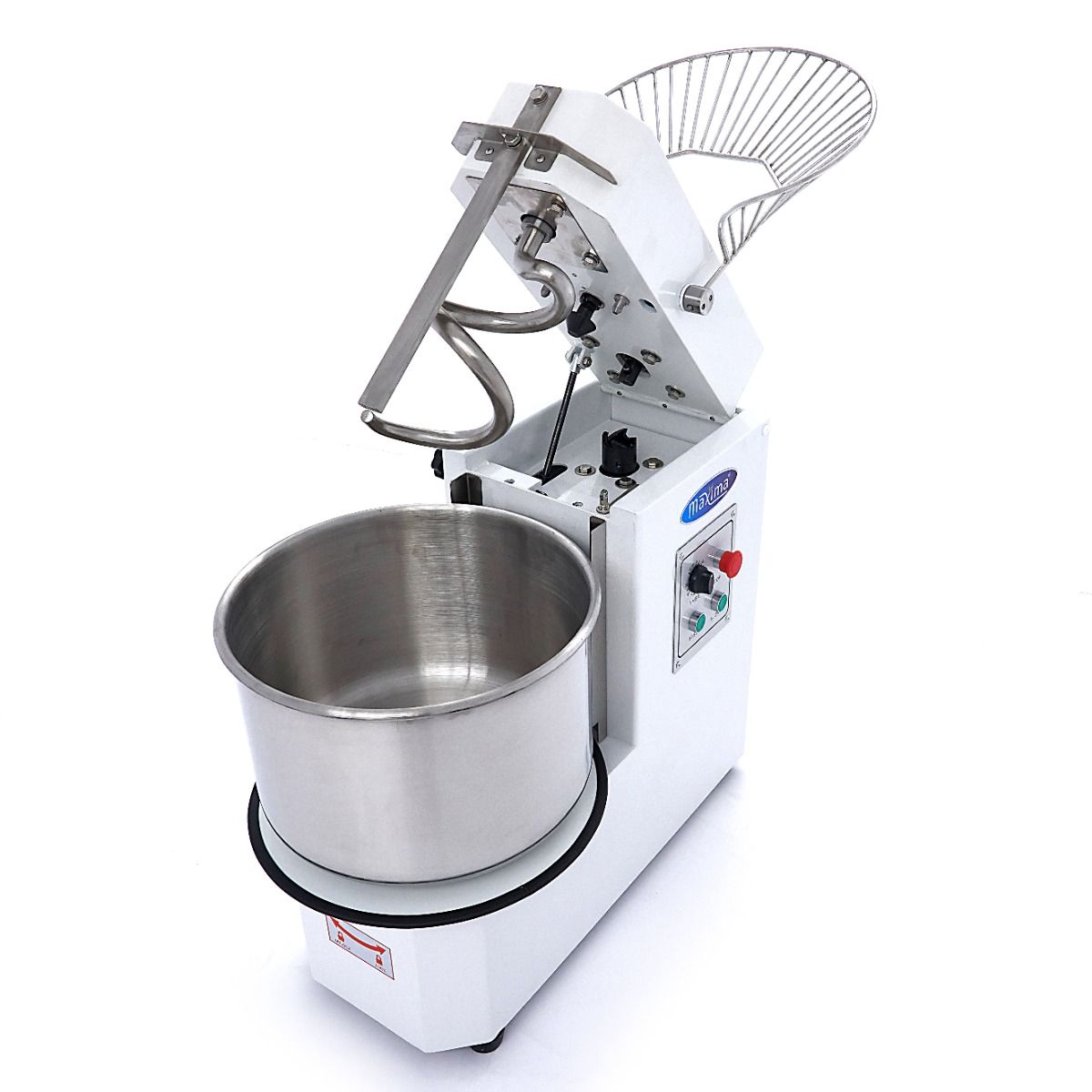 Pétrin à spirale / pétrin à pâte - 30 L - 18 kg de pâte - 2 vitesses - bol amovible – Maxima 09361906