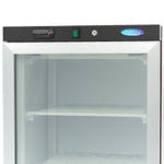 Congélateur - 400 L - noir - avec porte en verre – Maxima 09405021
