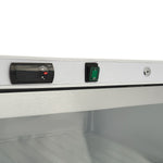 Congélateur - 600 L - blanc - avec porte en verre – Maxima 09405031