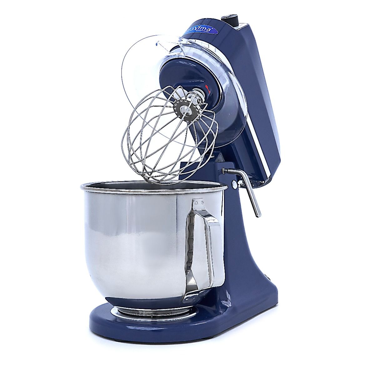 Mixer planétaire - 7 L - jusqu'à 2 kg de pâte - bleu acier – Maxima 09360790