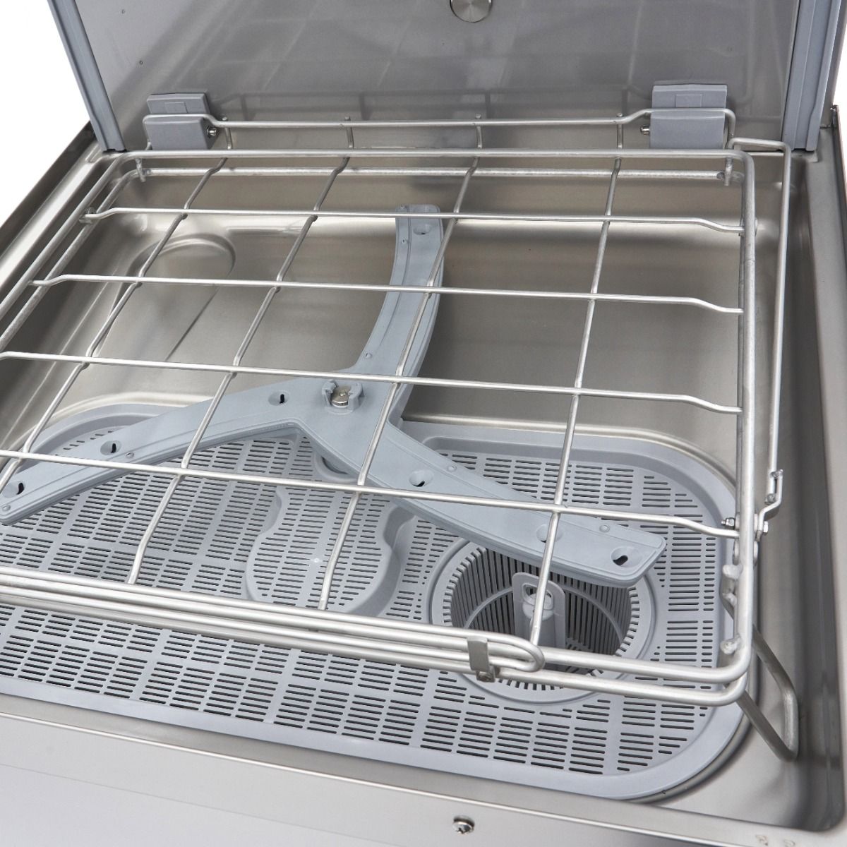 Lave-vaisselle à capot - 50x60cm - avec pompes de rinçage et de savon - 400V – Maxima 09240140
