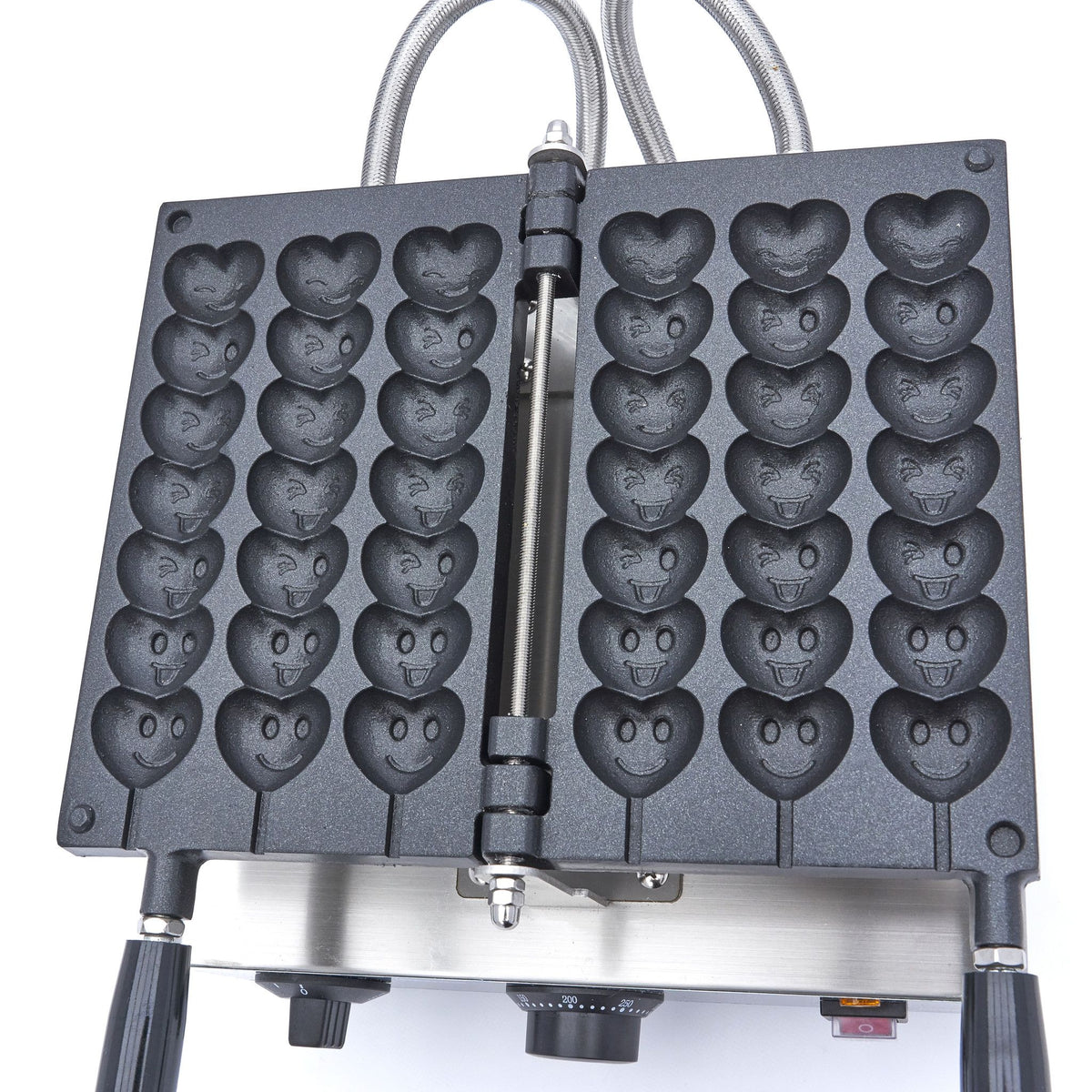 Gaufrier - 3 sucettes - coeurs avec emojis sur bâtonnets – Maxima 09374190