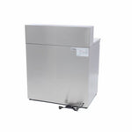Réfrigérateur pour la préparation des pizzas - 90 cm - 2 portes - s'adapte à 5 x 1/6 GN - incl couvercle en acier inoxydable – Maxima 09400200