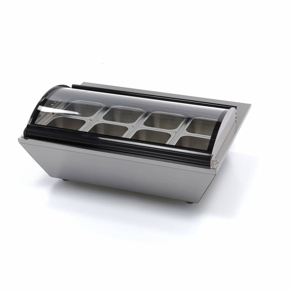 Saladette - 67 L - incl 8 x 1/6 GN - modèle de table – Maxima 09400870