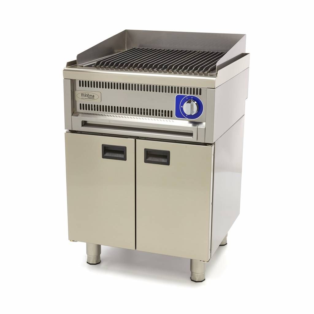 Chargrill de qualité commerciale - unité double - 60 cm de profondeur - gaz – Maxima 09391570