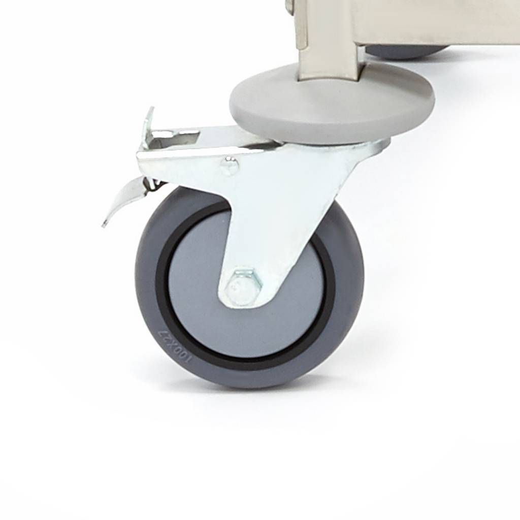 Chariot en acier inoxydable - 2 étagères – Maxima 09300545