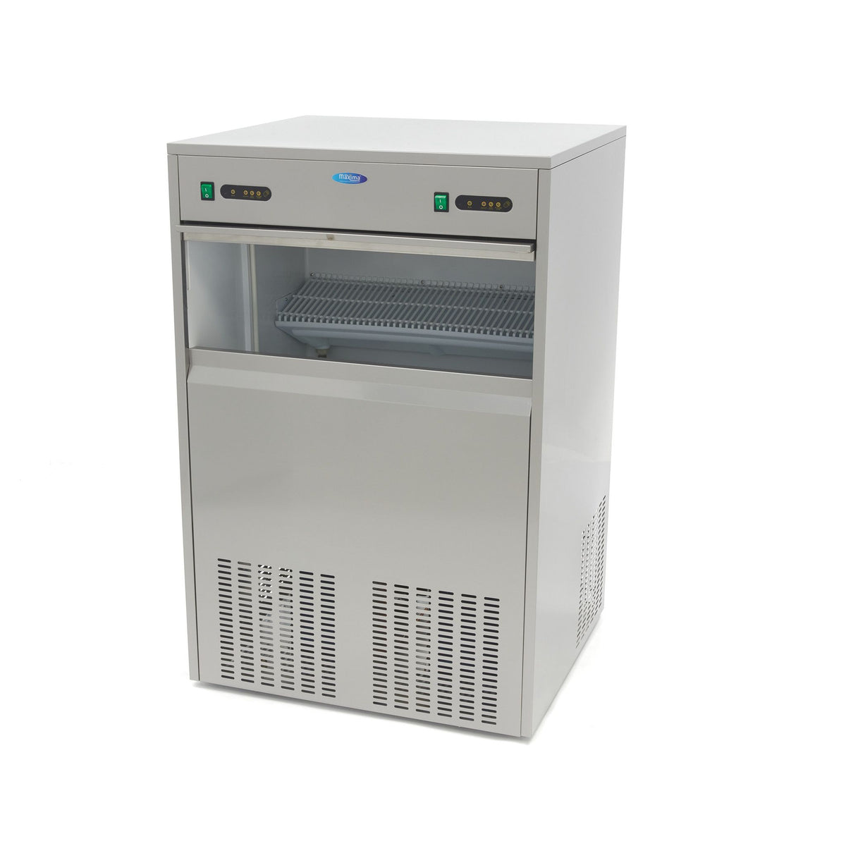 Machine à glaçons - 100 kg/jour - glaçons creux - refroidissement par air – Maxima 09300128