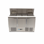 Saladette - 400 L - 137 cm - 3 portes - incl planche à découper – Maxima 09400415