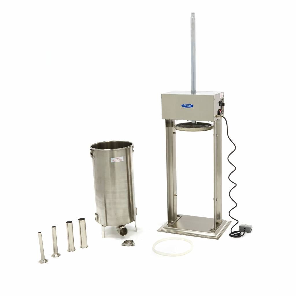 Poussoir à saucisses - 25 L - automatique - verticale - incl 4 tubes de remplissage – Maxima 09300459