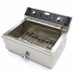 Friteuse - 20 L - 1 panier - avec robinet de vidange – Maxima 09365020