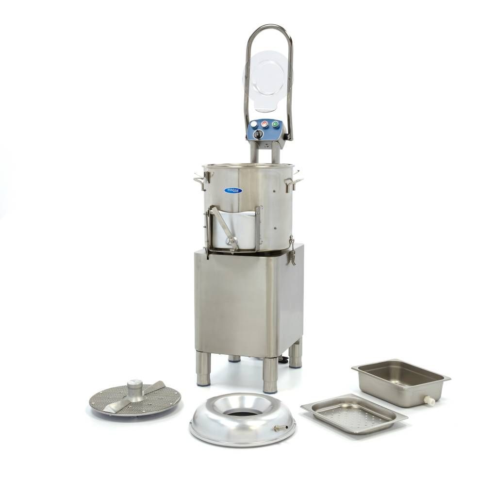 Machine à éplucher les pommes de terre - 20 kg - 400 kg / h - minuteur intégré – Maxima 09300486
