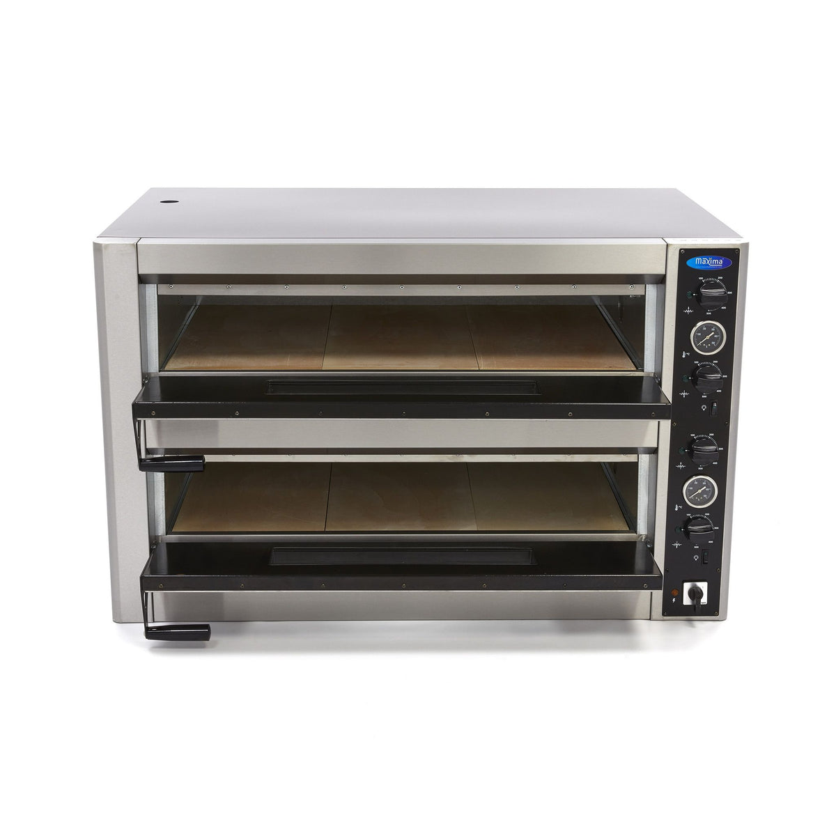 Four à pizza - s'adapte à 12 pizzas Ø30 cm - double étage – Maxima 09370050