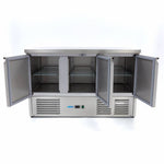 Réfrigérateur de comptoir - 137 cm - 3 portes – Maxima 09400435