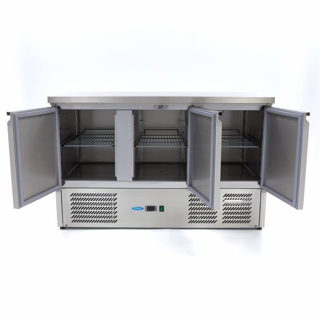 Réfrigérateur de comptoir - 137 cm - 3 portes – Maxima 09400435