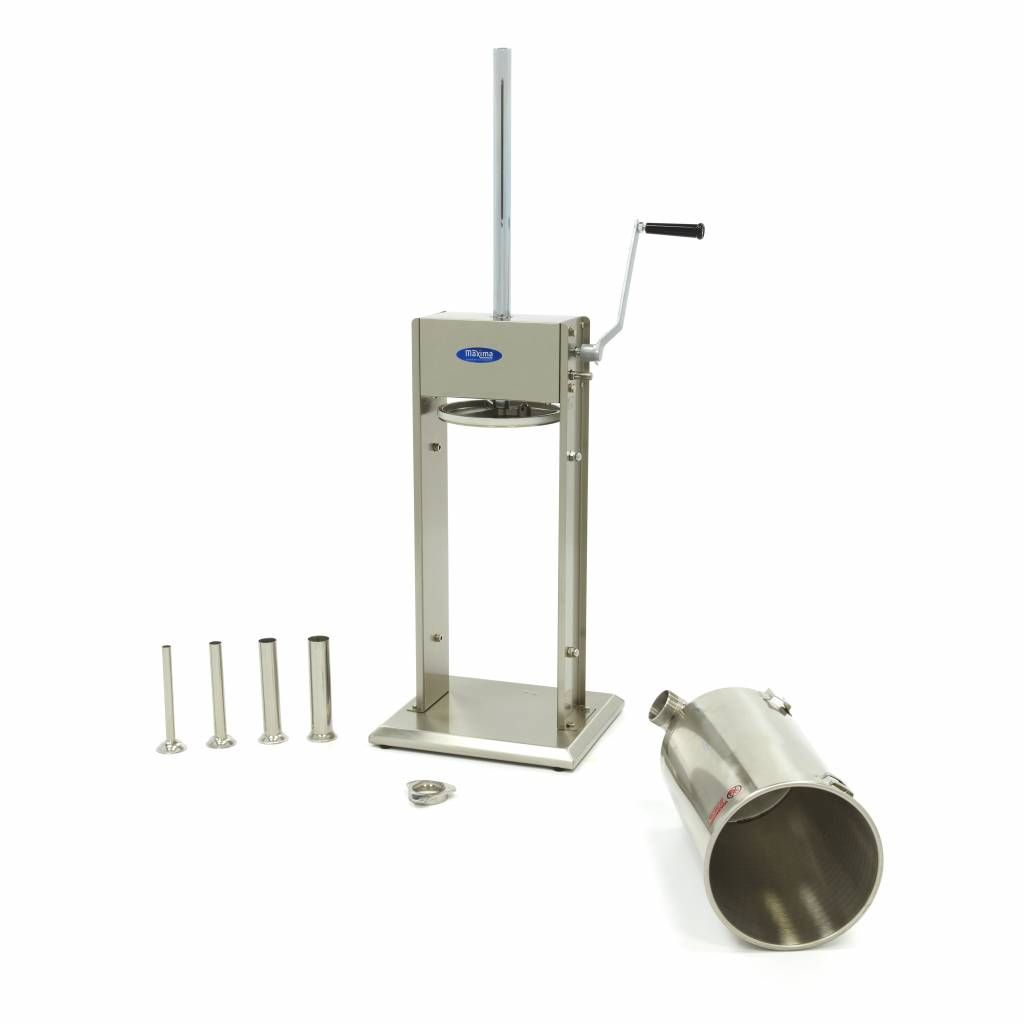 Poussoir à saucisses - 15 L - verticale - incl 4 tubes de remplissage – Maxima 09300465