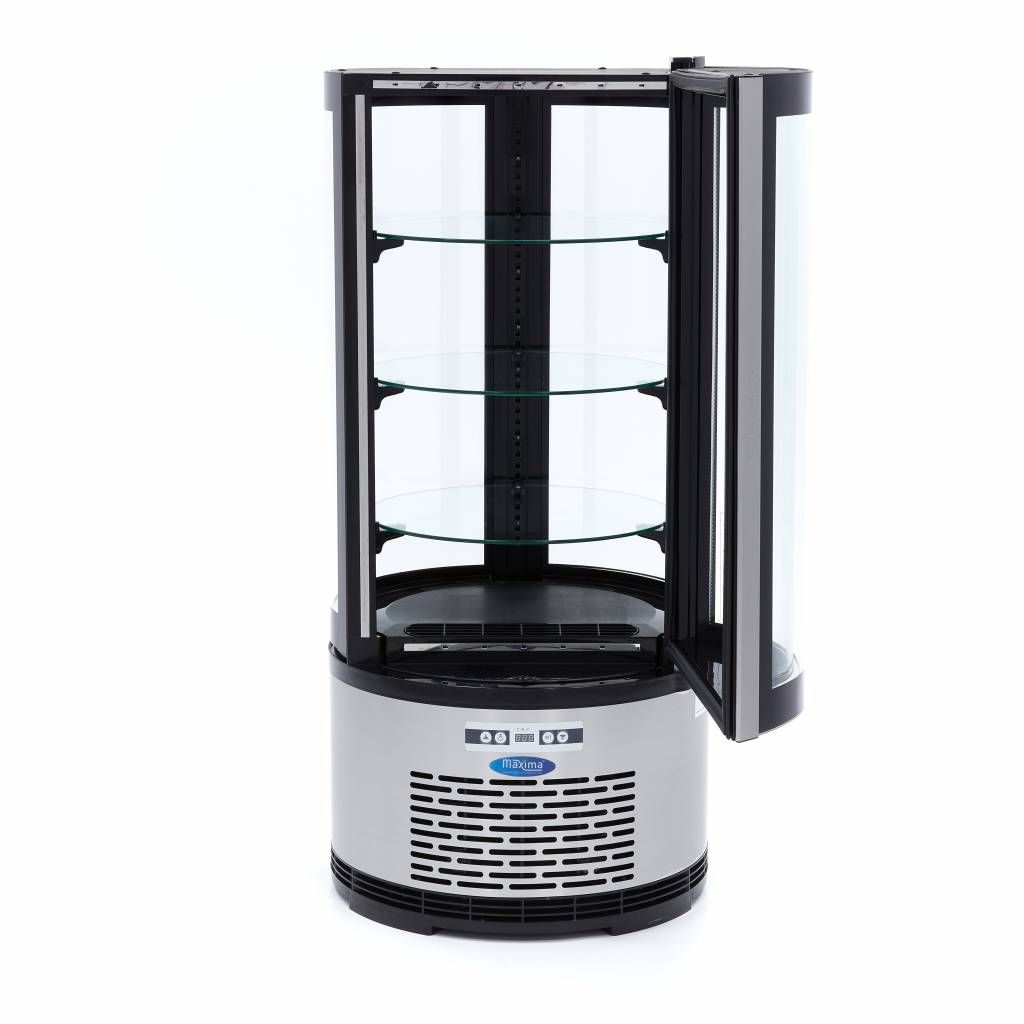 Vitrine à gâteaux - 100 L - 48 cm - ronde – Maxima 09400841