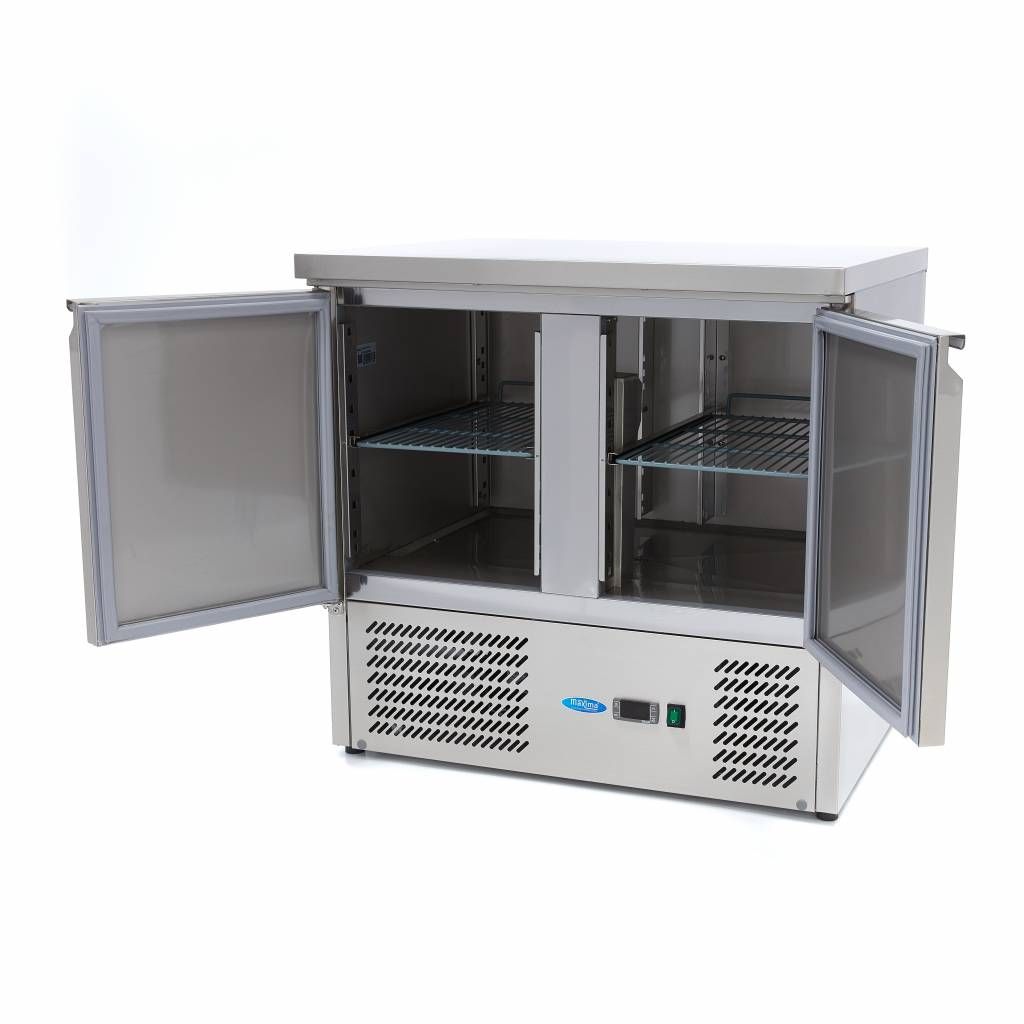 Réfrigérateur de comptoir - 90 cm - 2 portes – Maxima 09400420