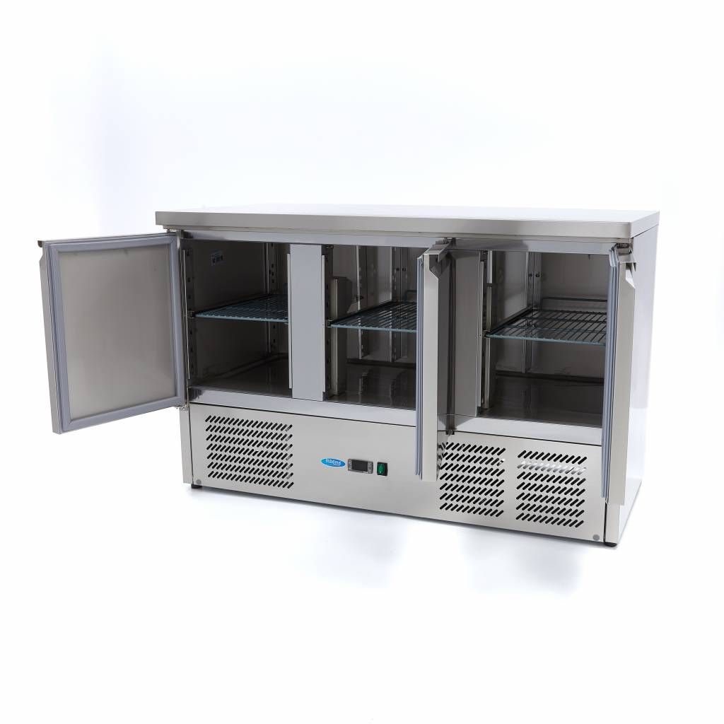 Réfrigérateur de comptoir - 137 cm - 3 portes – Maxima 09400435