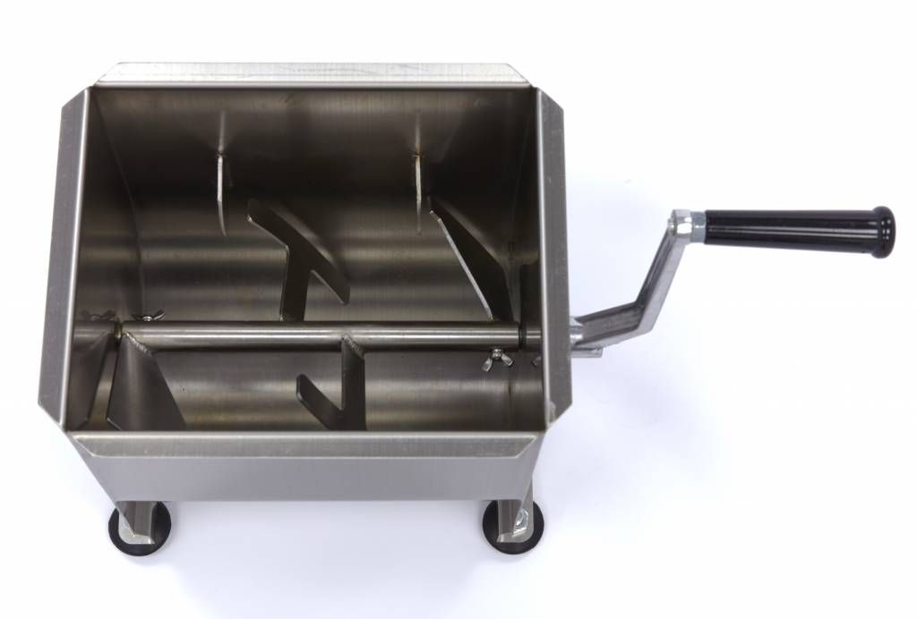 Mélangeur à viande - 10 L - 7,5 kg viande - axle unique - manuel – Maxima 09300440