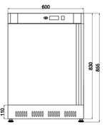 Armoires de congélation portes pleines — A20BNP-2 — 120 L – vue 3