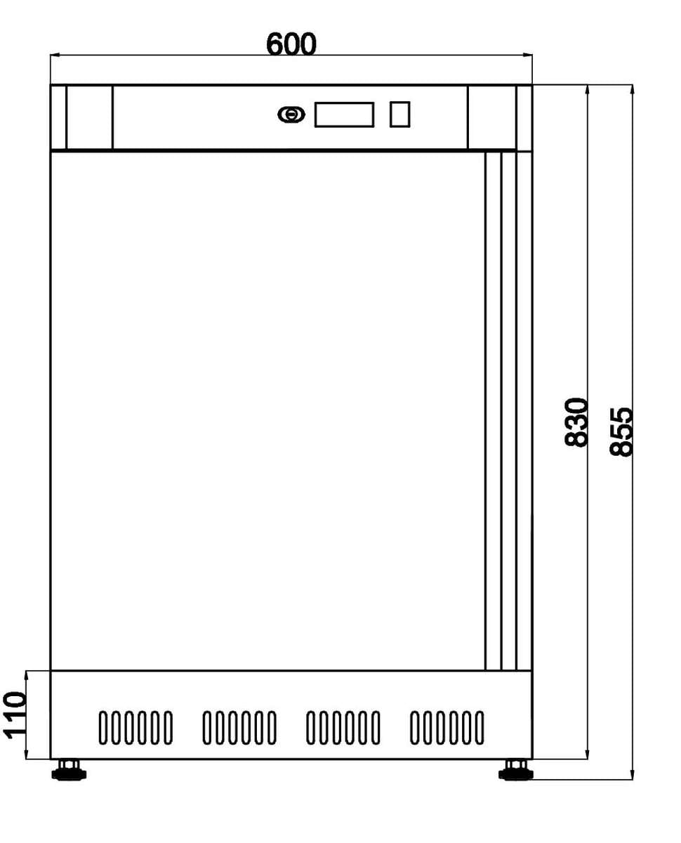 Armoires de congélation portes pleines — A20BNP-2 — 120 L – vue 3