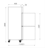 Armoires de congélation STAR — AA14PNNM — 1400 L – vue 2
