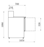 Meubles pizzas réfrigérés « eco » STAR — AAPS900 — 240 L – vue 2