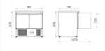 Tables réfrigérées STAR — AAS901 — 240 L – vue 2