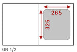 Bac gastronorme inox GN 1/2 AFI Collin-Lucy — B12100 — 6 L – vue 3