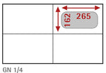 Bac gastronorme inox GN 1/4 AFI Collin-Lucy — B14100 — 2.8 L
