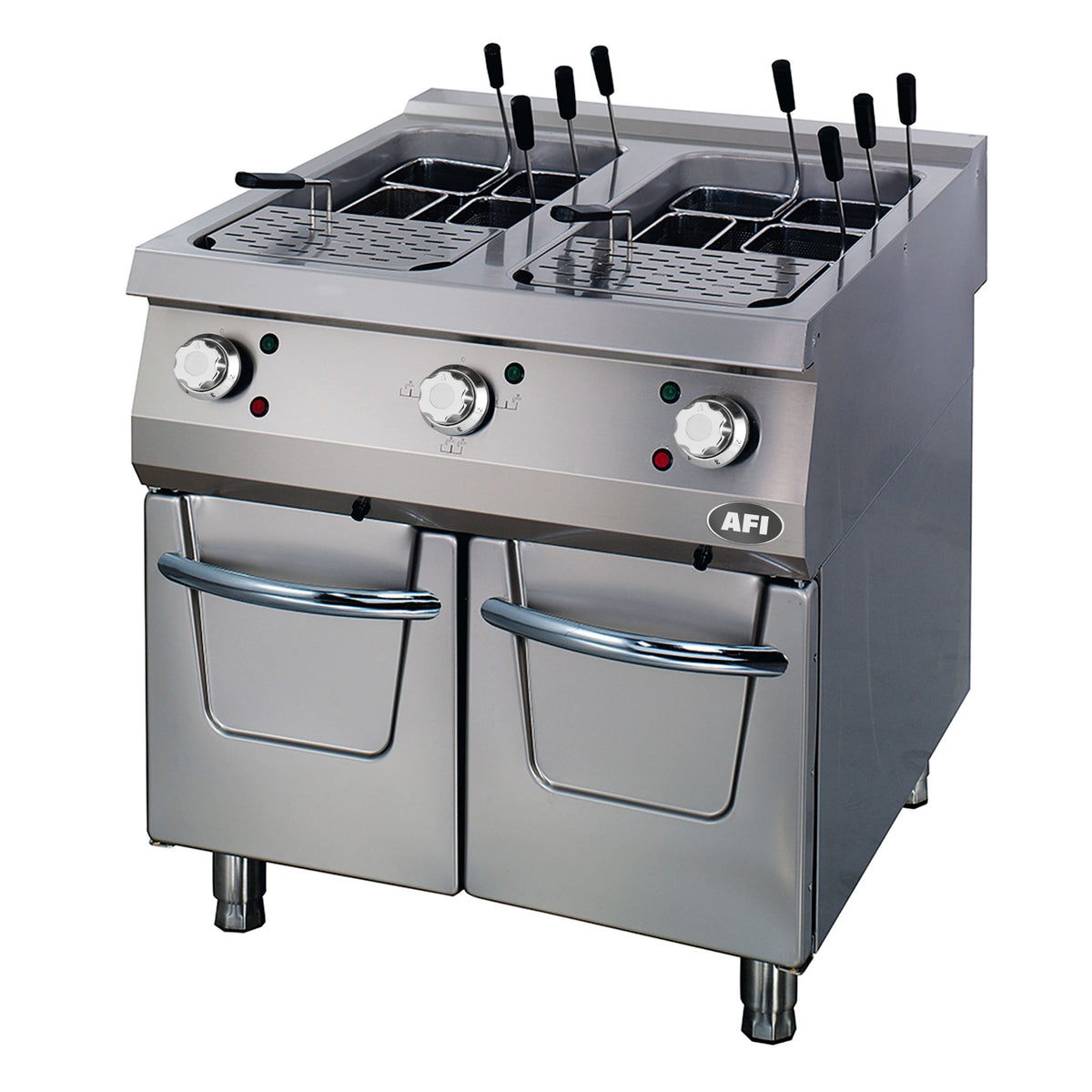 Cuiseurs à pâtes gaz ou électriques sur placard AFI — CAP9E80 — 40+40 L