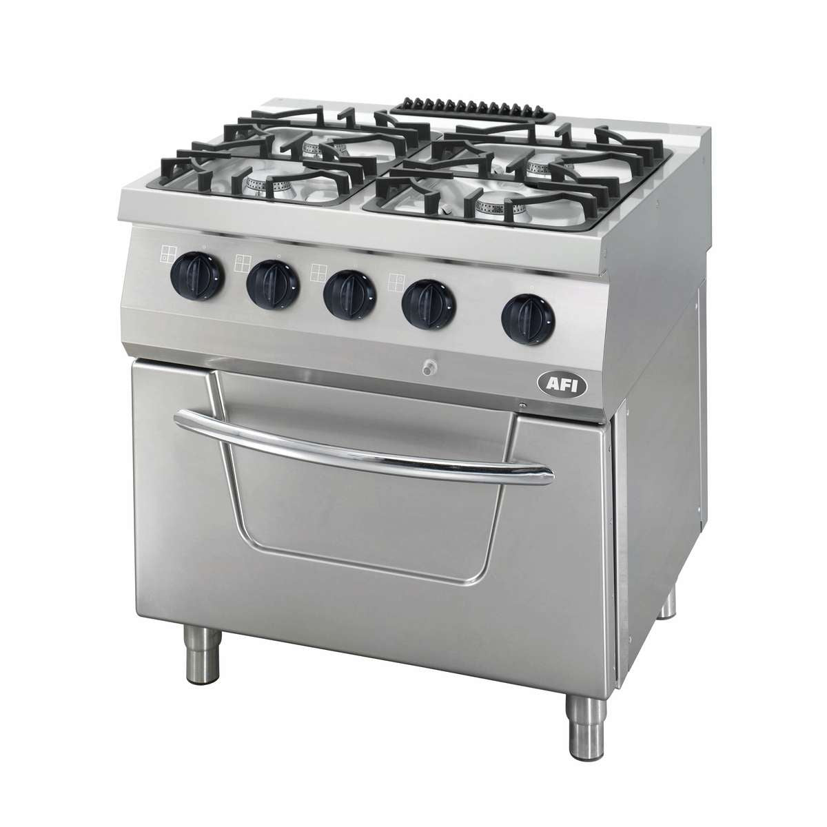 Fourneaux gaz sur four gn 2/1 gaz ou électriques AFI — F4G7FE80LP